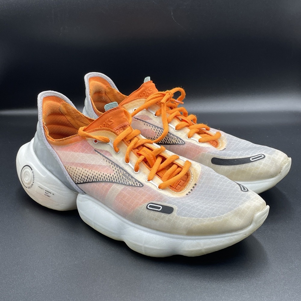 Brooks Aurora-BL Running Shoe Nitrogen Injected Mens‎ 12 Orange Grey 1103671D079